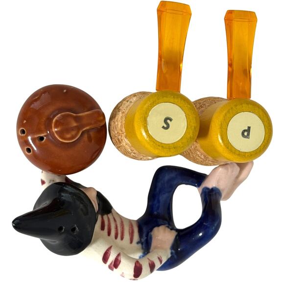 Vintage 2 Sets Salt & Pepper Shakers Corn Cob Pipes & Hillbilly Moonshine Jug - Picture 5 of 7